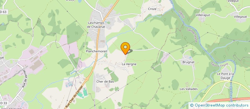 localisation de l'entreprise SCI JOERIC à SAINTE-FEYRE