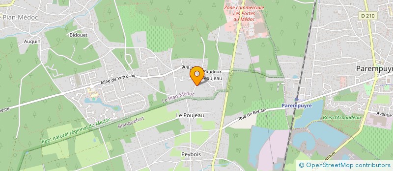 localisation de l'entreprise SCI JOEY à LE PIAN-MEDOC