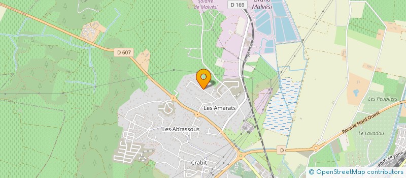 localisation de l'entreprise SCI JOF à NARBONNE