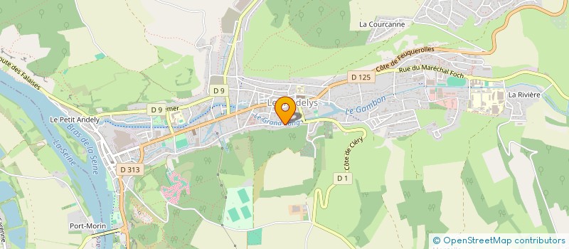 localisation de l'entreprise SCI JOFA à LES ANDELYS