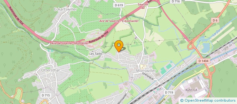 localisation de l'entreprise SCI JOFAC  MONSWILLER