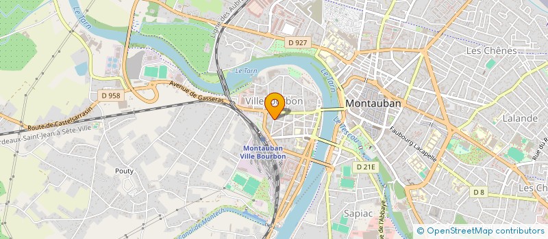 localisation de l'entreprise SCI JOFAJU  MONTAUBAN