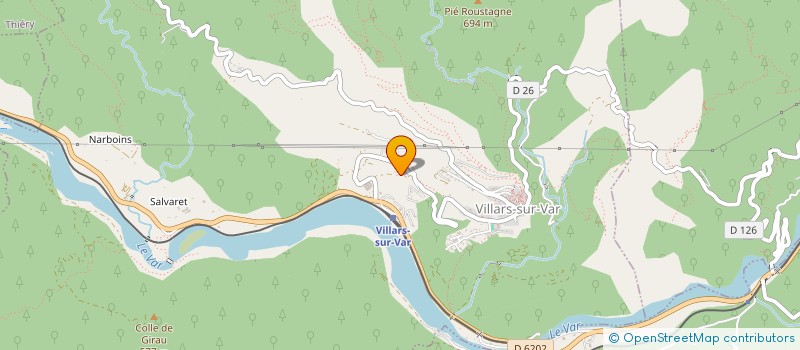 localisation de l'entreprise SCI JOFAN  VILLARS-SUR-VAR