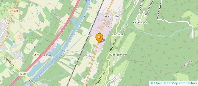 localisation de l'entreprise SCI JOFER  GONCELIN