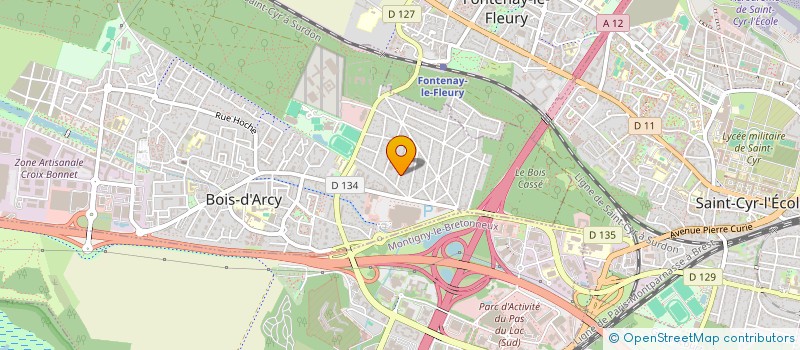 localisation de l'entreprise SCI JOFF INVEST  BOIS-D'ARCY