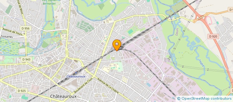 localisation de l'entreprise SCI JOFFE à CHATEAUROUX