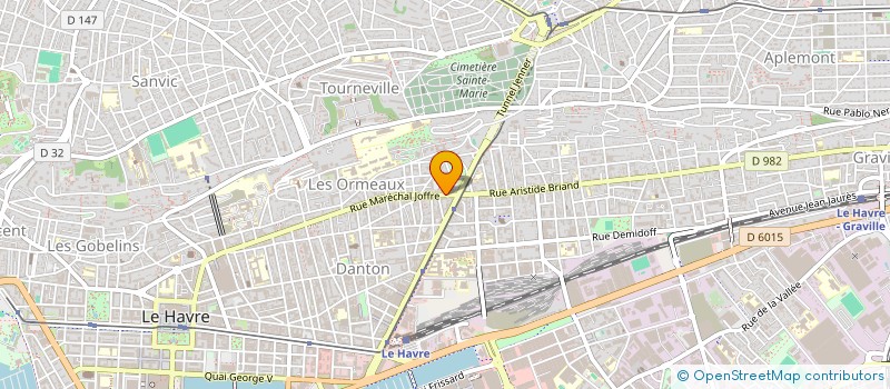 localisation de l'entreprise SCI JOFFRE à LE HAVRE