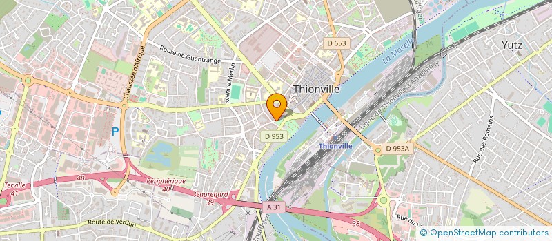 localisation de l'entreprise SCI JOFFRE à THIONVILLE