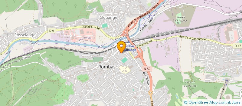 localisation de l'entreprise SCI JOFFRE  ROMBAS