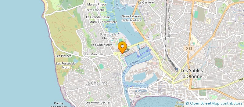 localisation de l'entreprise SCI JOFFRE à LES SABLES D'OLONNE