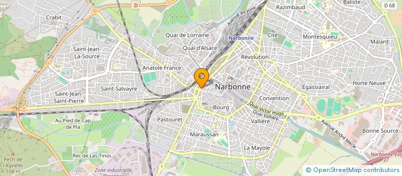 localisation de l'entreprise SCI JOFFRE  NARBONNE