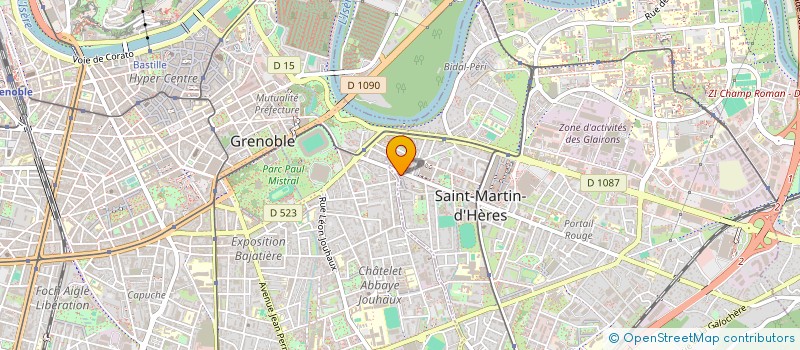 localisation de l'entreprise SCI JOFFRE  SAINT-MARTIN-D'HERES