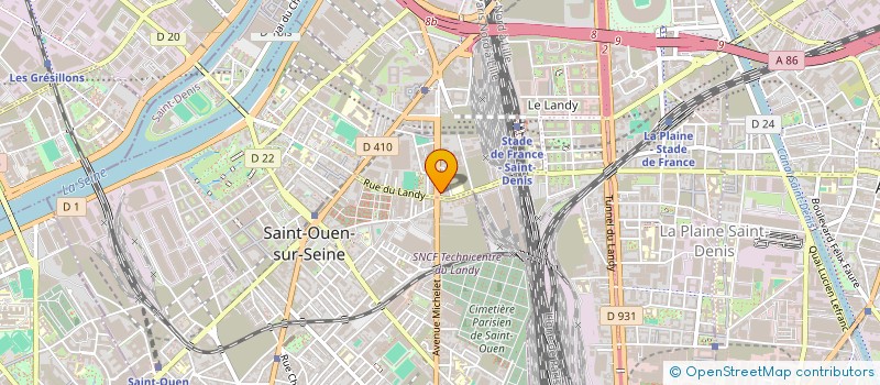 localisation de l'entreprise SCI JOFFRE  SAINT-DENIS