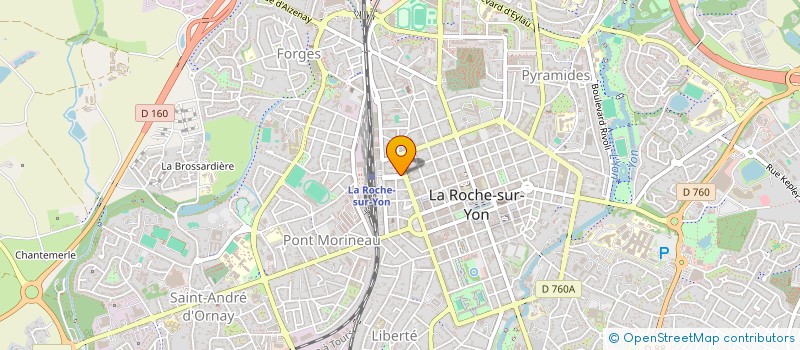 localisation de l'entreprise SCI JOFFRE  LA ROCHE-SUR-YON