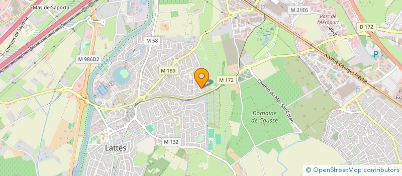 localisation de l'entreprise SCI JOFFRE  LATTES