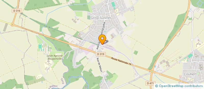 localisation de l'entreprise SCI JOFFRE  GRISY-SUISNES