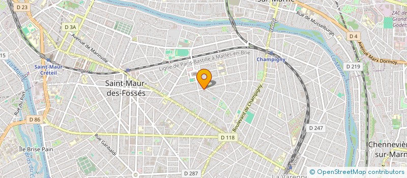 localisation de l'entreprise SCI JOFFRE INVESTISSEMENTS à SAINT-MAUR-DES-FOSSES