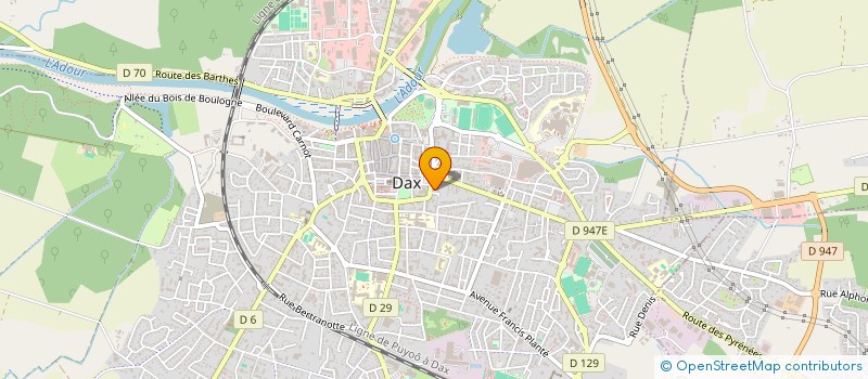 localisation de l'entreprise SCI JOFFRE PHP à DAX