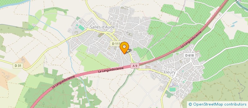 localisation de l'entreprise SCI JOFFREY  SALLES-D'AUDE