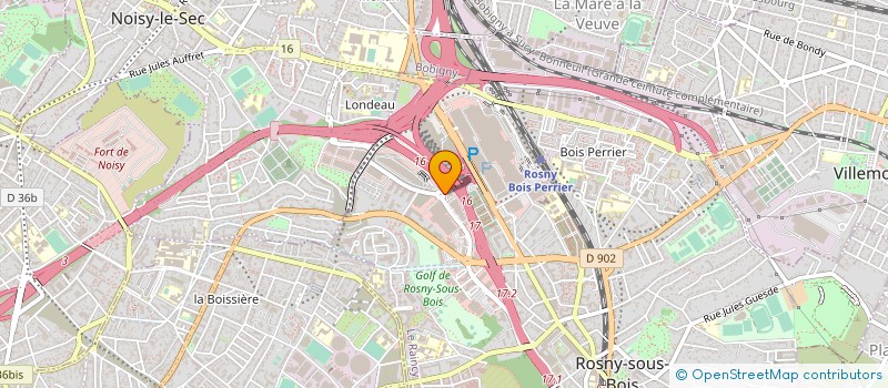 localisation de l'entreprise SCI JOFINAL à ROSNY-SOUS-BOIS