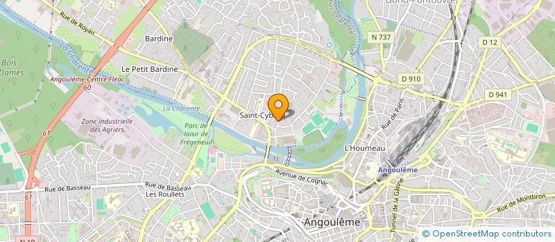 localisation de l'entreprise SCI JOFRA à ANGOULEME