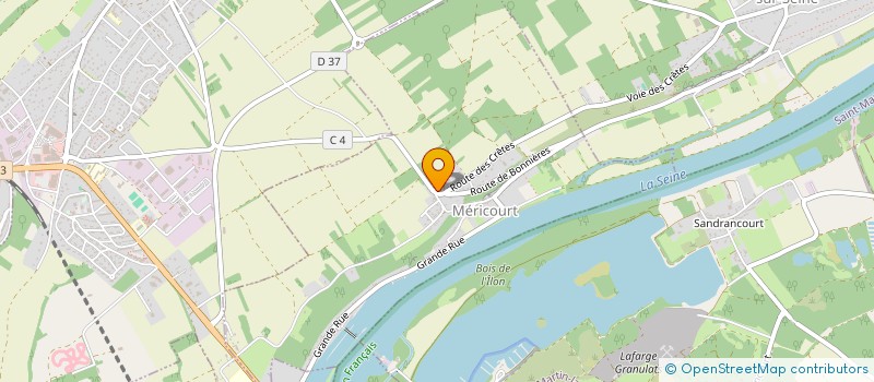 localisation de l'entreprise SCI JOG  MESNIERES-EN-BRAY