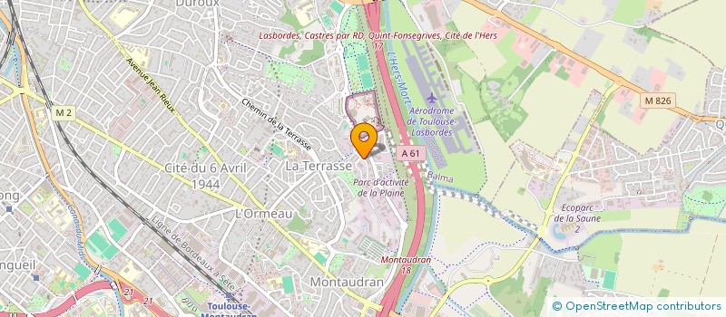 localisation de l'entreprise SCI JOGA 2 à TOULOUSE