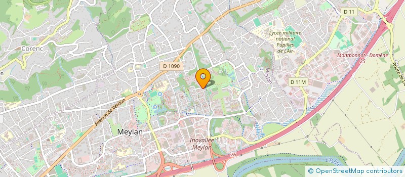 localisation de l'entreprise SCI JOGAMA  MEYLAN