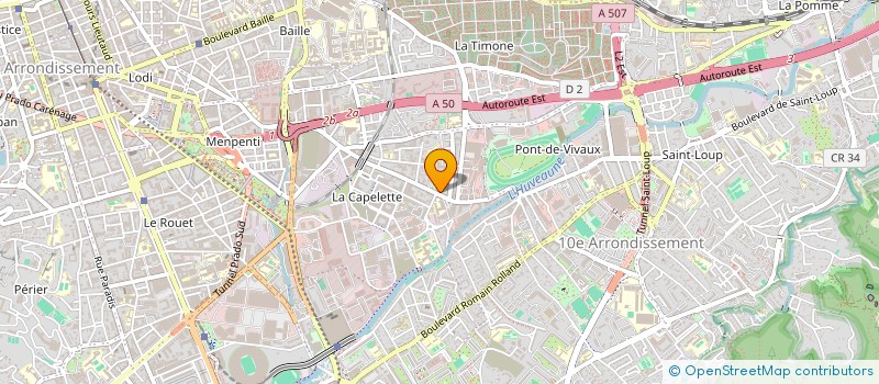 localisation de l'entreprise SCI JOGE à MARSEILLE 10EME
