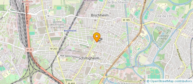 localisation de l'entreprise SCI JOGI  SCHILTIGHEIM