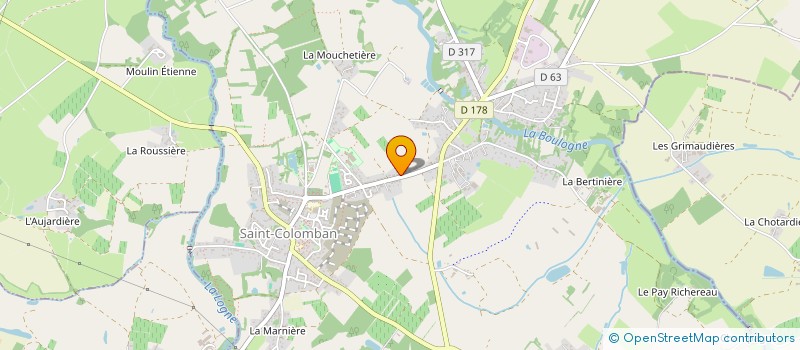 localisation de l'entreprise SCI JOGILE  SAINT-COLOMBAN