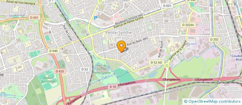 localisation de l'entreprise SCI JOGO à DUNKERQUE