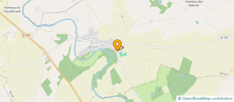 localisation de l'entreprise SCI JOHABITAT  BRION