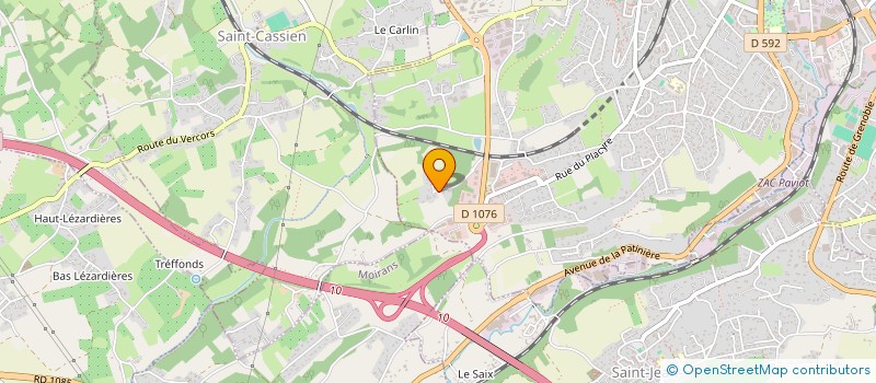 localisation de l'entreprise SCI JOHAN à VOIRON