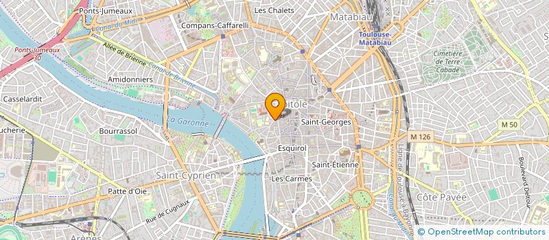 localisation de l'entreprise SCI JOHAN  TOULOUSE