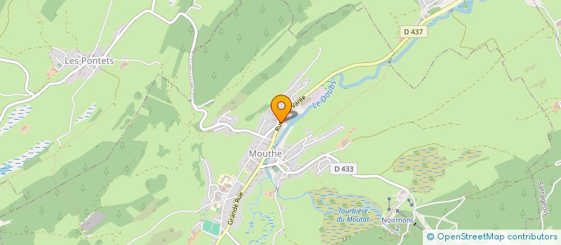 localisation de l'entreprise SCI JOHANE  MOUTHE