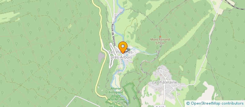 localisation de l'entreprise SCI JOHANN  LES PLANCHES-PRES-ARBOIS