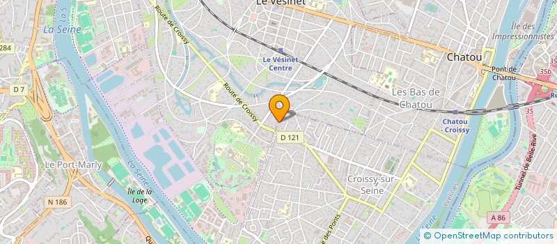 localisation de l'entreprise SCI JOHANN  CROISSY-SUR-SEINE