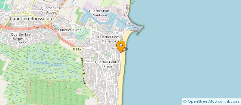 localisation de l'entreprise SCI JOHANNA  CANET-EN-ROUSSILLON