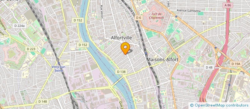 localisation de l'entreprise SCI JOHANNA  ALFORTVILLE