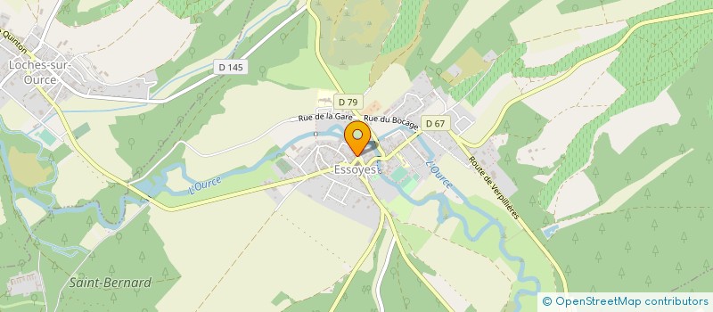 localisation de l'entreprise SCI JOHEM  ESSOYES