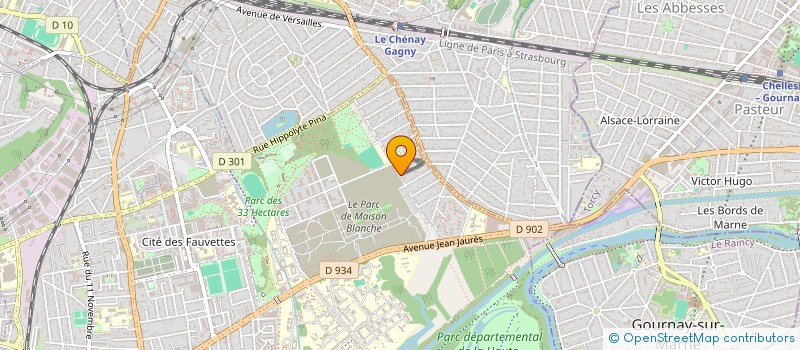 localisation de l'entreprise SCI JOHEVINY à NEUILLY-SUR-MARNE