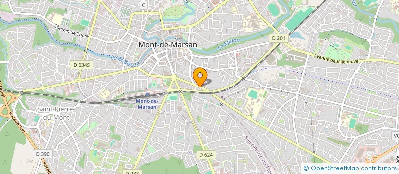localisation de l'entreprise SCI JOHLIA à MONT-DE-MARSAN