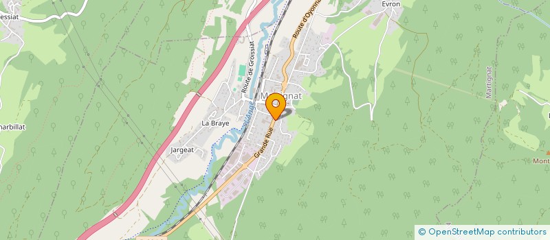localisation de l'entreprise SCI JOHN à GROISSIAT