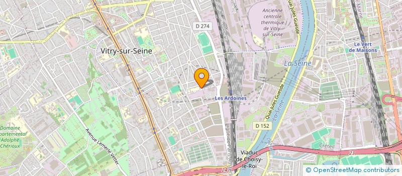 localisation de l'entreprise SCI JOHNNY  VITRY-SUR-SEINE