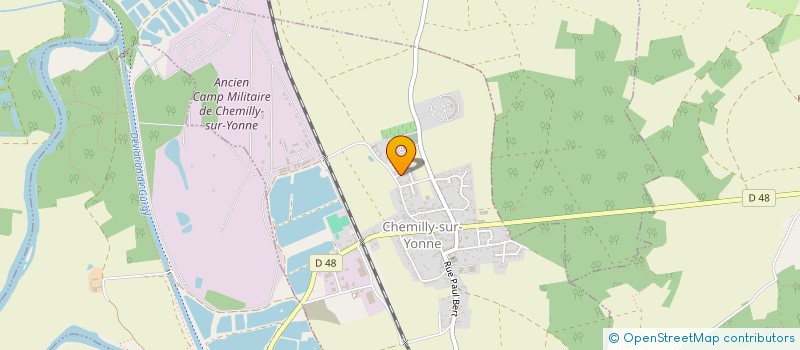 localisation de l'entreprise SCI JOHNROBIN à CHEMILLY-SUR-YONNE