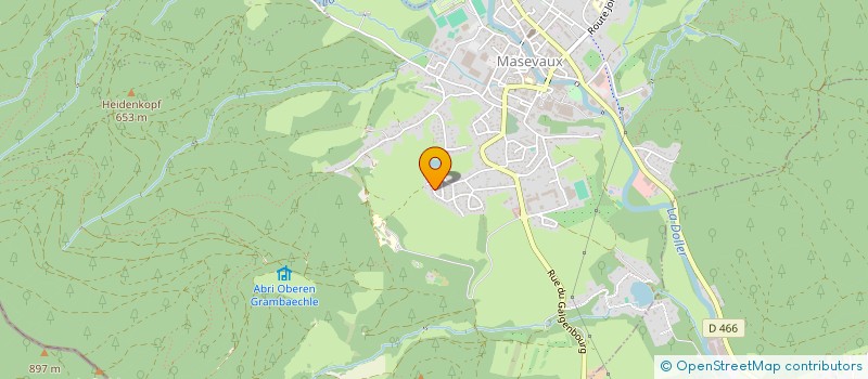 localisation de l'entreprise SCI JOHRA  MASEVAUX-NIEDERBRUCK