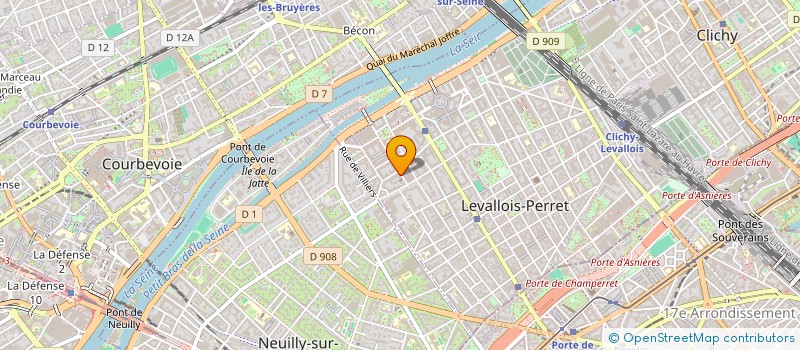 localisation de l'entreprise SCI JOI à LEVALLOIS-PERRET