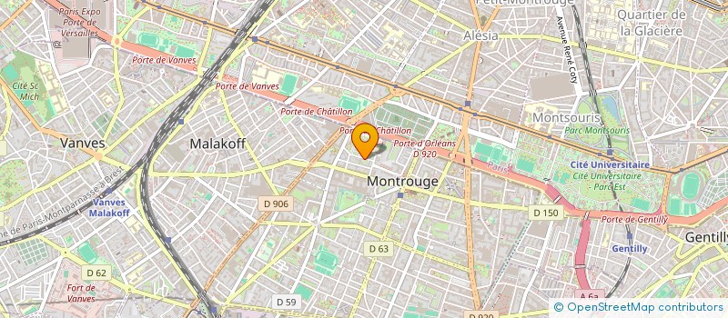 localisation de l'entreprise SCI JOIA  MONTROUGE