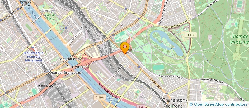 localisation de l'entreprise SCI JOIE 3  CHARENTON LE PONT